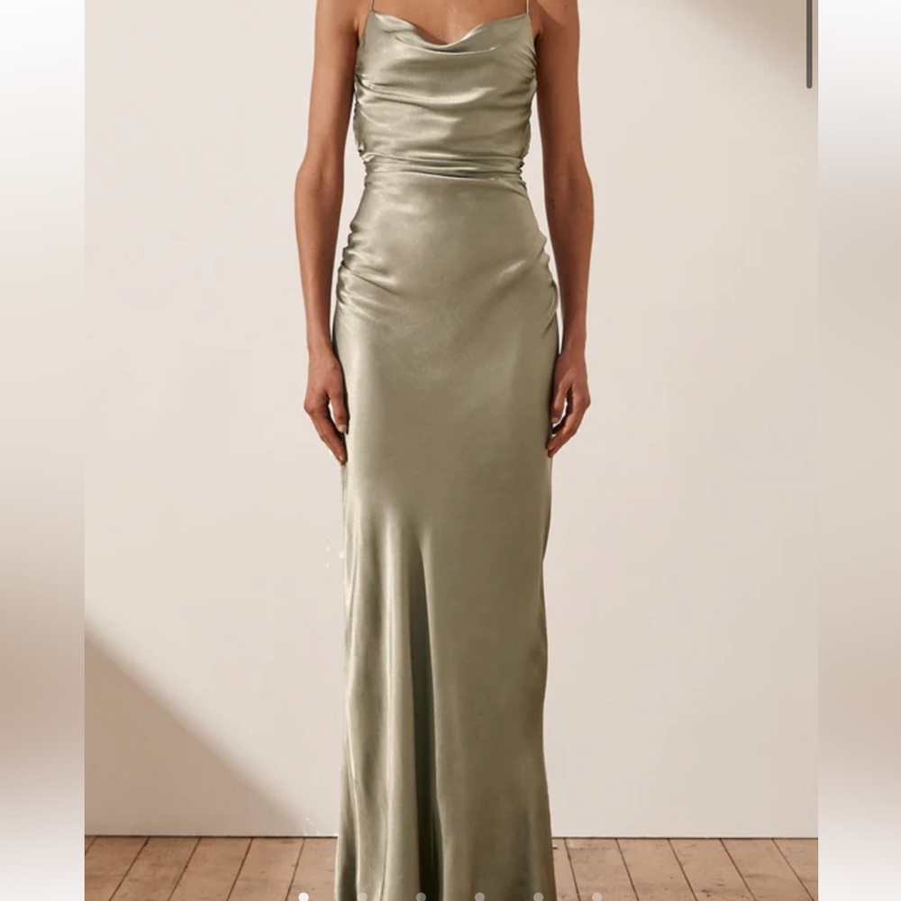 LA LUNE LACE BACK MAXI DRESS - SAGE 2 Shona Joy